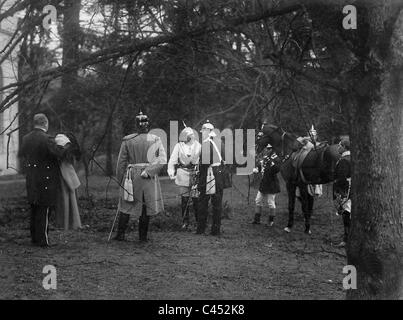 KAISER WILHELM II With Otto Von Bismarck About 1860 Stock Photo - Alamy