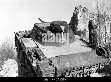 German Panzer III E in France, 1940 Stock Photo