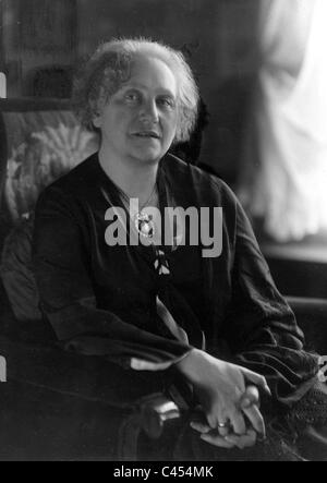 Albert Einstein (1879-1955), with his second wife, Elsa Lowenthal ...