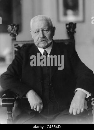 Paul von Hindenburg, 1930 Stock Photo