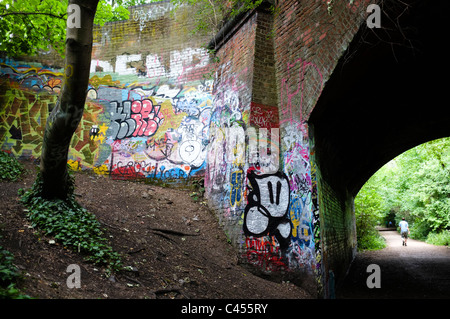 Parkland Walk, London Stock Photo