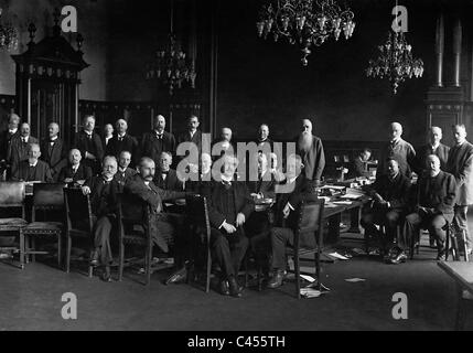 Friedrich Ebert in the Main Committee of the German Reichstag, 1918 Stock Photo
