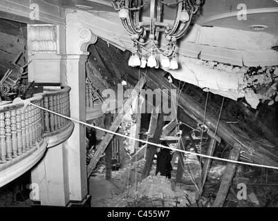 Elser's bomb attack on Hitler in the Buergerbraeukeller Stock Photo