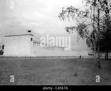 VIP stand on the Zeppelin Field in Nuremberg, 1939 Stock Photo