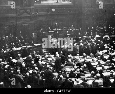 Session of the Prussian diet in Berlin, 1910 Stock Photo