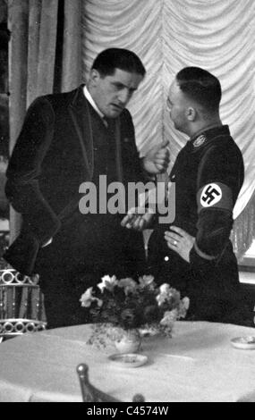 Ernst Hanfstaengl and Heinrich Himmler Stock Photo