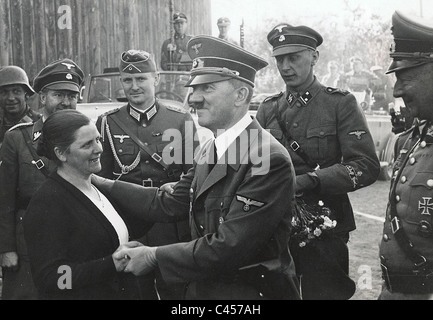 Hitler, Engel, Kluge in Poland Stock Photo