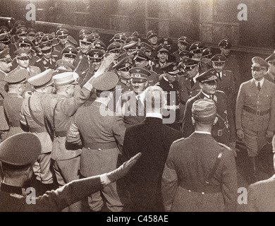 Hitler after his return from France in Berlin, 1940 Stock Photo