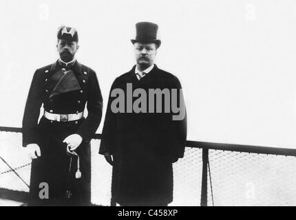 Prince Henry of Prussia and Theodore Roosevelt,1902 Stock Photo