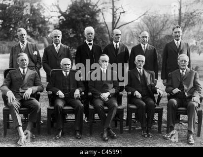 President Calvin Coolidge and his cabinet, 1929 Stock Photo