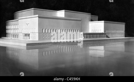 Model of the Congress hall on the Nazi Party Rally Grounds, 1935 Stock Photo