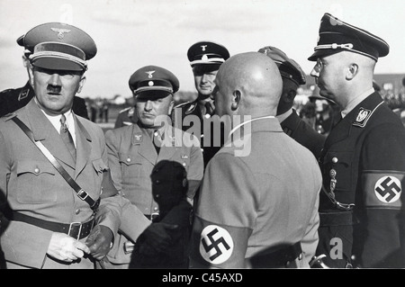 HITLER In Nuremberg with (from left) Himmler (glasses), Hess, Gregor ...