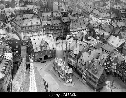 Center of Frankfurt am Main, 1936 Stock Photo