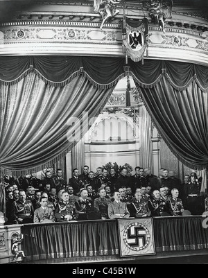 Hitler, Day of Commemoration of Heroes 1939 Stock Photo