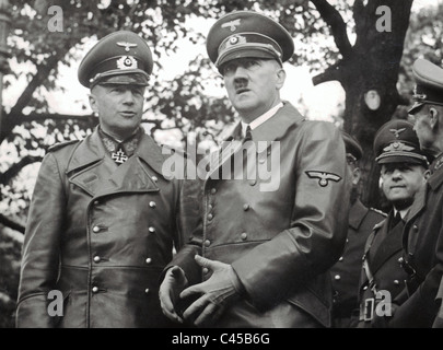 Adolf Hitler and Walther von Brauchitsch, 1938/39 Stock Photo
