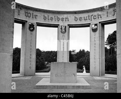 Voters Monument in Allenstein, today Olsztyn, 1939 Stock Photo