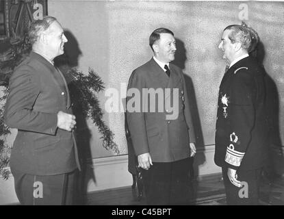Nicholas Horthy Nicholas von Horthy and Adolf Hitler Stock Photo - Alamy