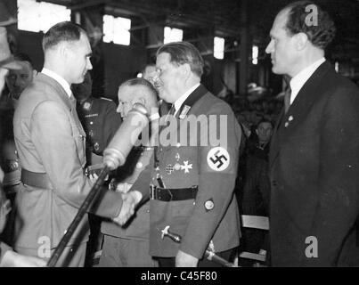 Rudolf Hess and Willy Messerschmitt in Augsburg, 1939 Stock Photo - Alamy