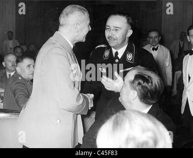 Wilhelm Frick with Heinrich Himmler Stock Photo