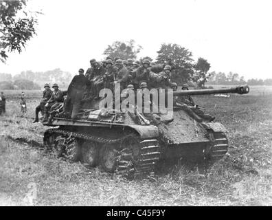 German Panther tank in Hungary, 1945 Stock Photo - Alamy