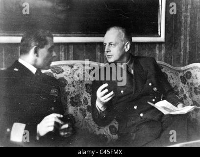 Bastianini and Joachim Ribbentrop Stock Photo