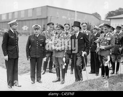 General Vuillemin and General Milch, Berlin Stock Photo - Alamy