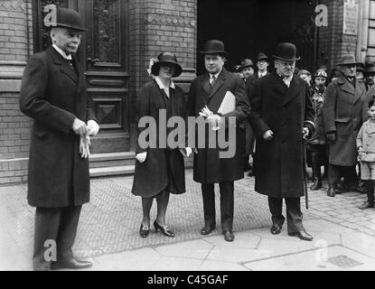 Hans von Seeckt, Felix Frank and Gustav Stresemann, 1929 Stock Photo