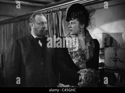 Emil Jannings and Elisabeth Flickenschildt in the movie 'Robert Koch', 1939 Stock Photo