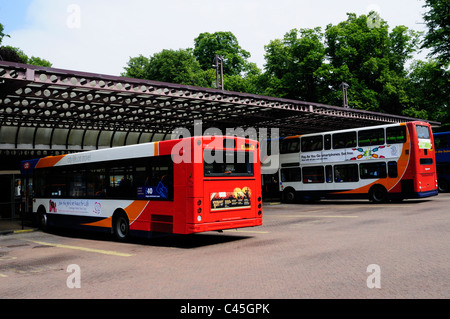 Drummer Street Bus Station, Cambridge, England, UK Stock Photo