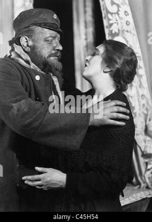 Heinrich George and Kaete Dorsch in the stage play 'Carl and Anna', 1931 Stock Photo