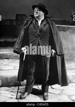 Heinrich George as a cathedral organist in the stage play 'Musik', 1934 Stock Photo