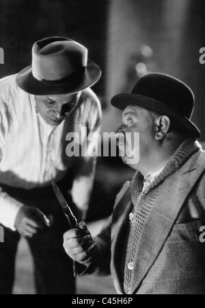 Heinrich George and Fritz Kortner in 'The Other', 1930 Stock Photo