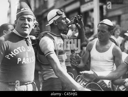 Gustaav Deloor after his leg victory during the Tour de France, 1937 Stock Photo