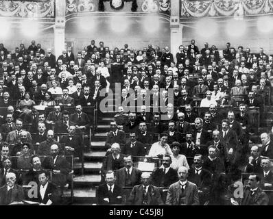 Party Congress of the SPD in Weimar, 1919 Stock Photo