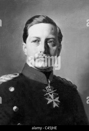 German Emperor Wilhelm II portrait by Ferdinand Keller 1893 Oil on ...