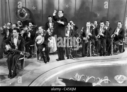 Scene with Paul Whiteman from the film 'The King of Jazz' Stock Photo