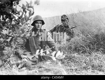 German infantry in East Prussia, 1944 Stock Photo
