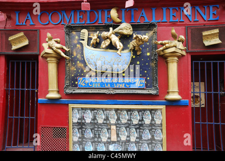 La Comedie Italienne in Montparnasse, Paris Stock Photo