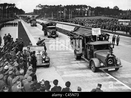 Hitler opens a highway, 1935 Stock Photo - Alamy