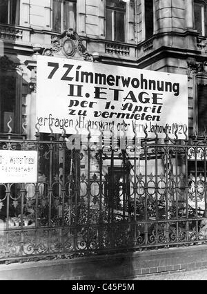 Berlin's housing market, 1931 Stock Photo