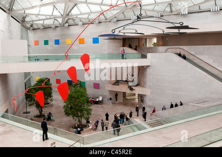 WASHINGTON DC, USA - Interior of the East Wing of the National Gallery of Art in Washington DC. Stock Photo