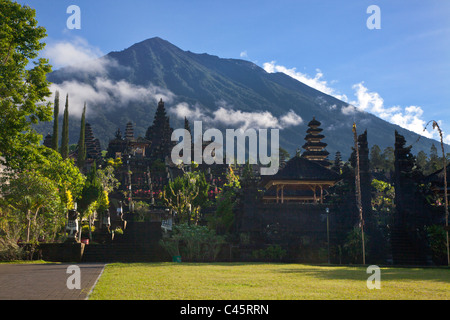 The PURA BESAKIH COMPLEX is located on the slope of sacred GUNUNG AGUNG, the islands tallest mountain - BALI, INDONESIA