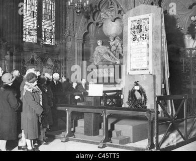 Memorial for the fallen of the First World War in Westminster Abbey Stock Photo