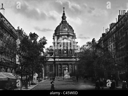 The church of the Sorbonne University in Paris Stock Photo