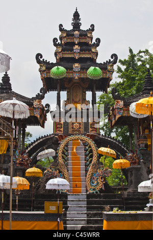 PURA MELANTING is a Hindu temple located in a beautiful agriculture valley near PEMUTERAN - BALI, INDONESIA Stock Photo