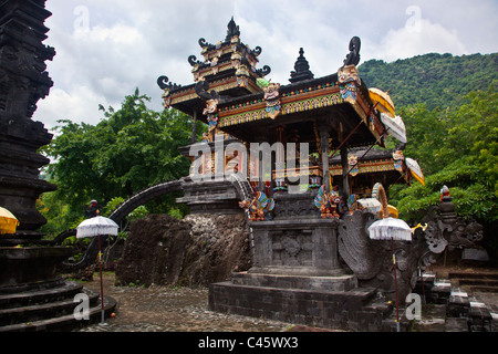 PURA MELANTING is a Hindu temple located in a beautiful agriculture valley near PEMUTERAN - BALI, INDONESIA Stock Photo