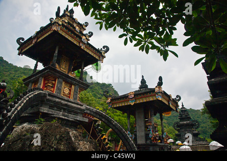 PURA MELANTING is a Hindu temple located in a beautiful agriculture valley near PEMUTERAN - BALI, INDONESIA Stock Photo