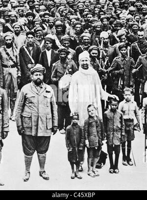 Abdul Ghaffar Khan and 'Red Shirts', 1931 Stock Photo