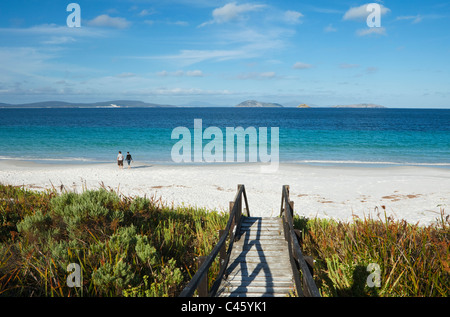 Path leading down to Goode Beach. Frenchman Bay, Albany, Western Australia, Australia Stock Photo