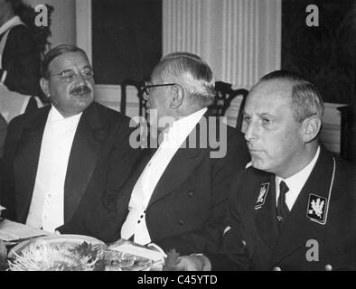 Aga Khan With SS Senior Group Leader Werner Lorenz Stock Photo Alamy